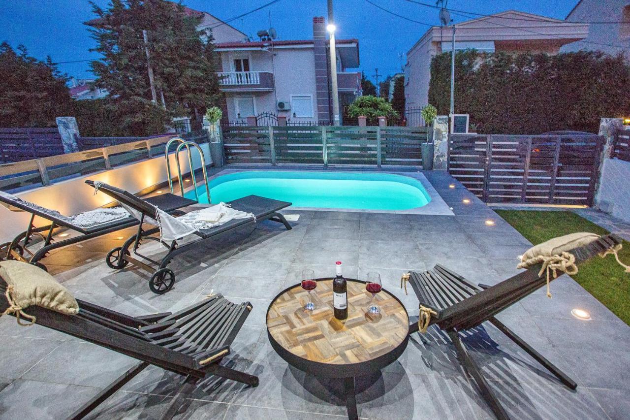 Joy C Deluxe Villa Nea Iraklitsa Dış mekan fotoğraf
